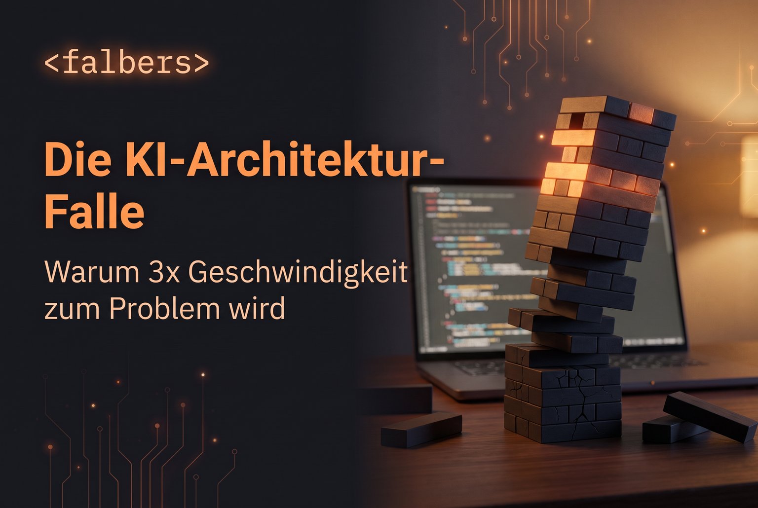 Die KI-Architektur-Falle: Warum 3x Geschwindigkeit in 6 Monaten zum Problem wird